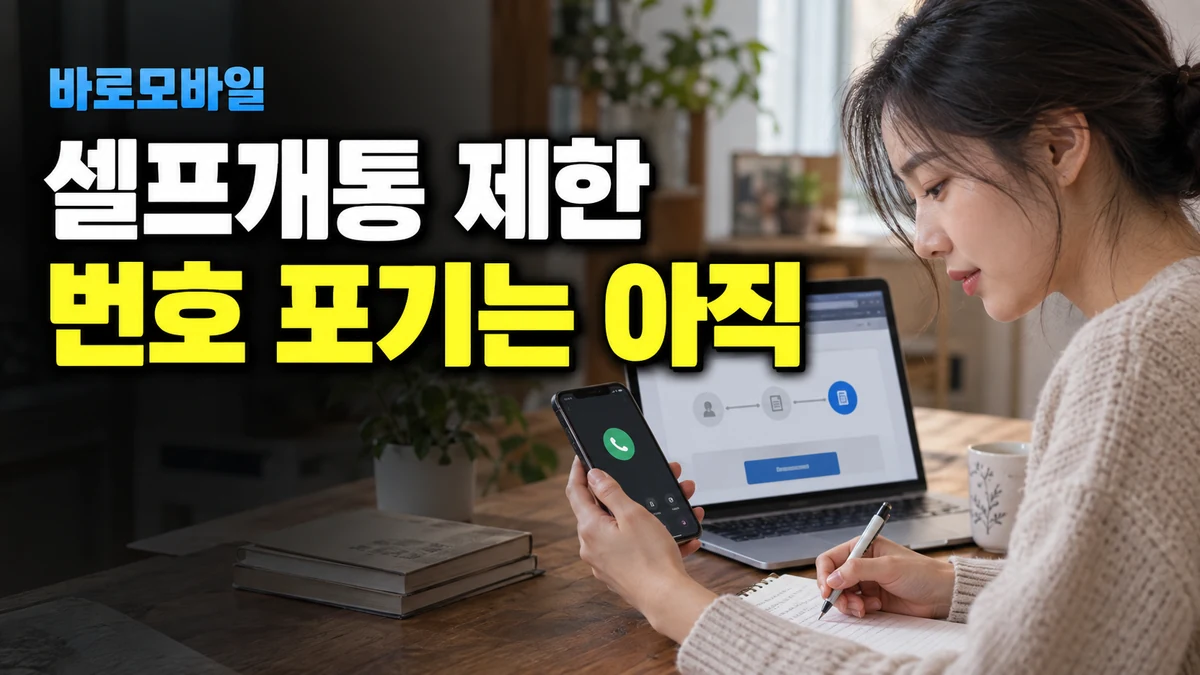 선불번호를 후불로 옮기다 셀프개통이 막혔다면, 번호이동 불가와 구분