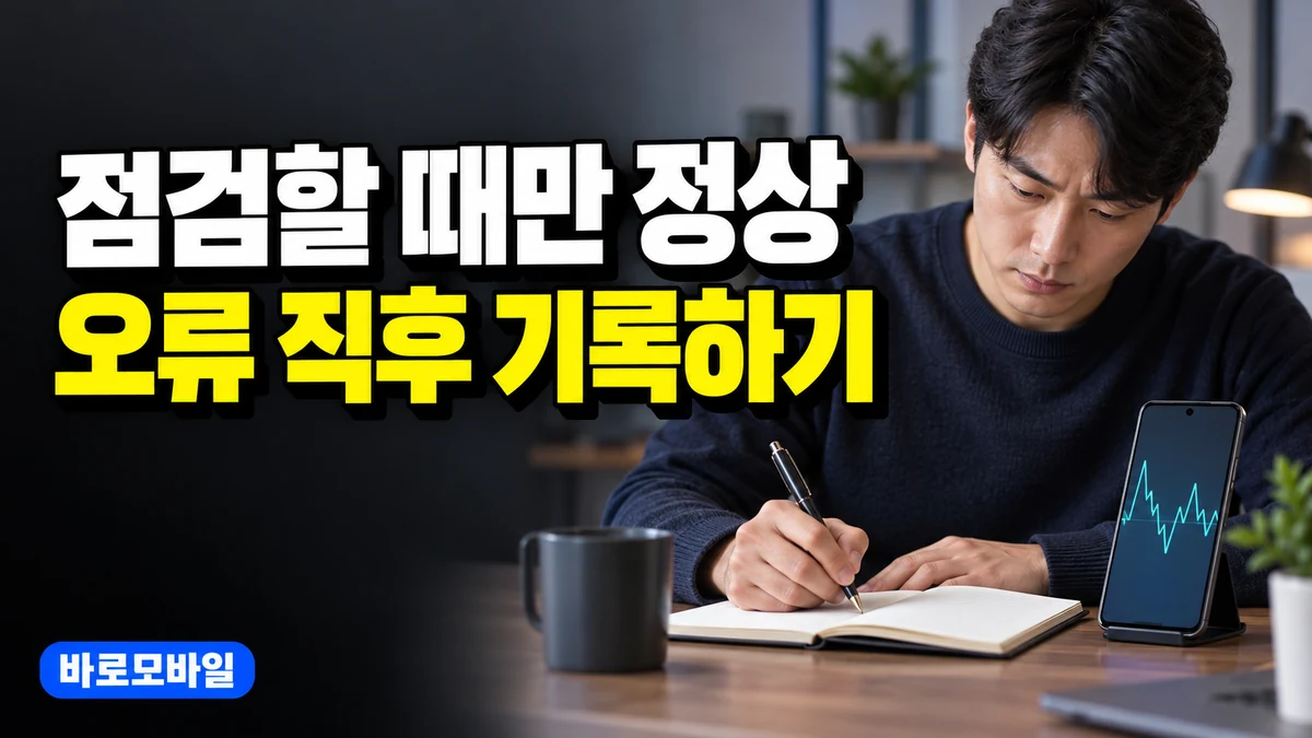 갤럭시 통화 오류가 점검할 때만 사라진다면, 삼성 멤버스에 남길 기록