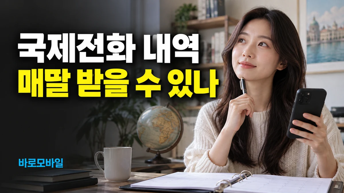 앤텔레콤 선불 국제전화 내역을 매달 받으려면, 제공 대상부터 확인