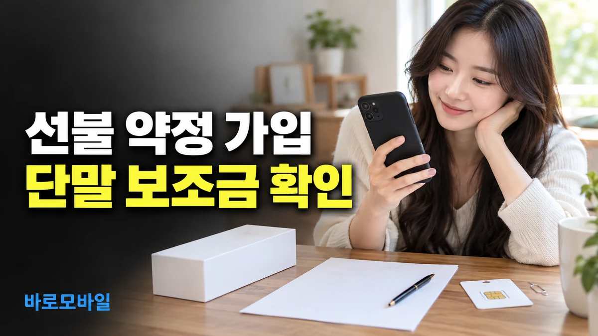 앤텔레콤 선불 약정 요금제에 가입하면, 단말 보조금도 받을 수 있을까