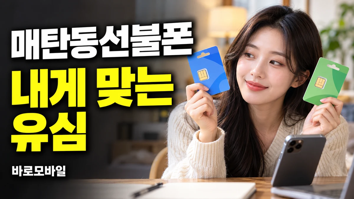 매탄동선불폰 바로유심과 원칩 중 내 신청에 맞는 제품 찾기 썸네일