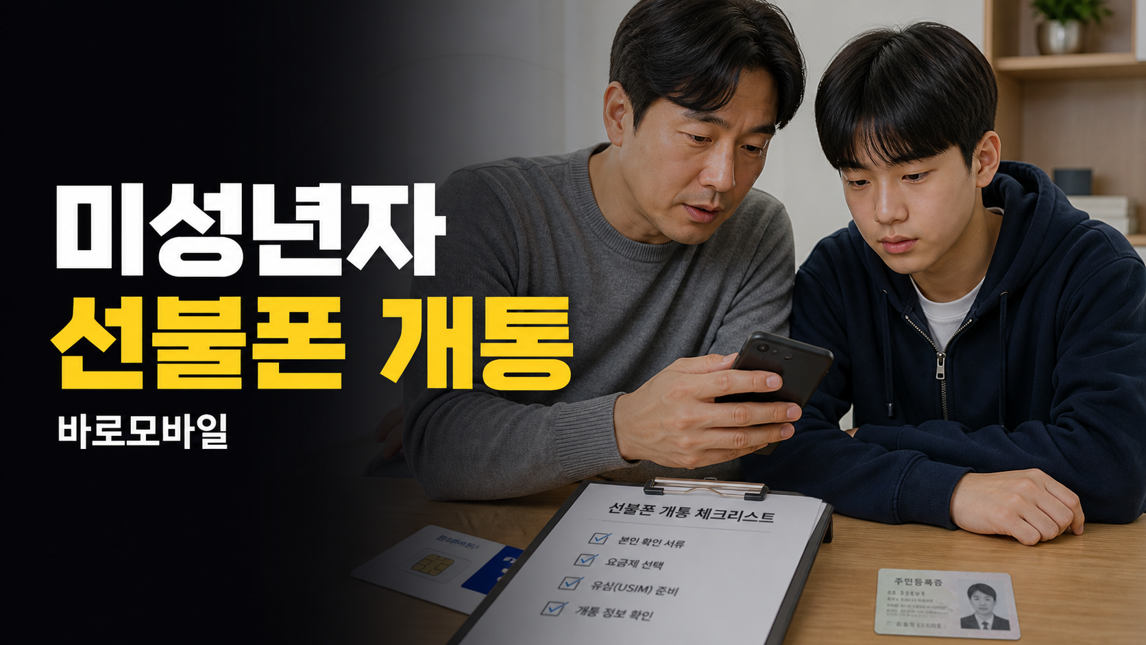 미성년자 선불폰 개통 전 보호자가 알아야 할 것